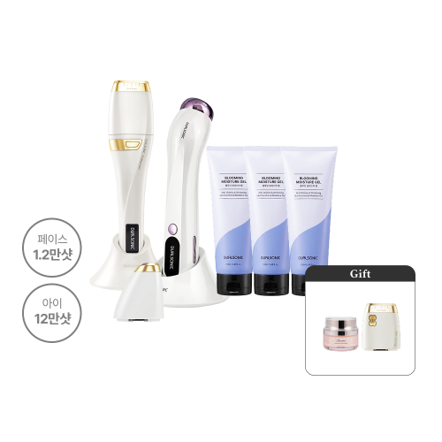 [봄격세일] 프로페셔널 골드 두배샷 + 알토 젤 패키지 (본품 + 블루밍젤 3개) (1샷 20도트 / 페이스 1.2만샷 / 아이 12만샷 + 3중 고주파 케어)