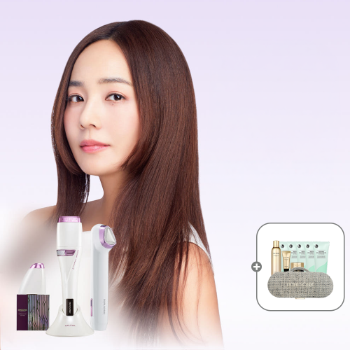 프로페셔널 알파 두배샷 + 세모플러스 (1샷 26도트 / 페이스 4만샷 / 아이 40만샷 + 7in1 물방울초음파) 뷰티디바이스